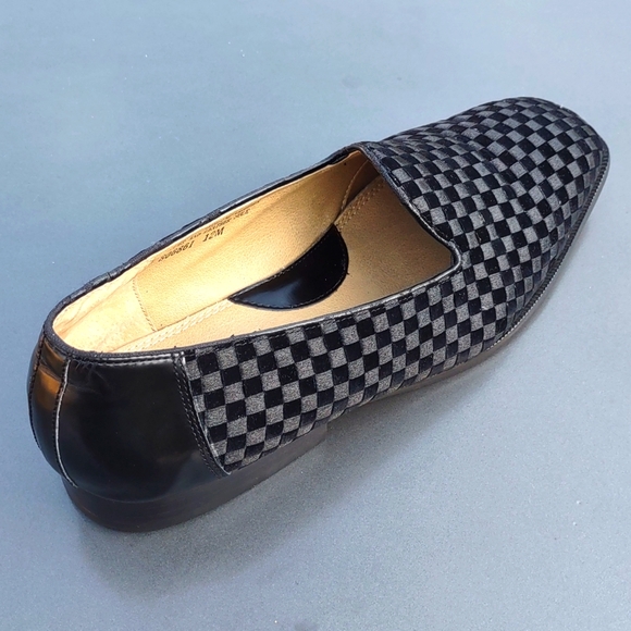 GIORGIO BRUTINI MENS BLACK WEAVE FABRIC FORMAL DRESS SHOE main image 8